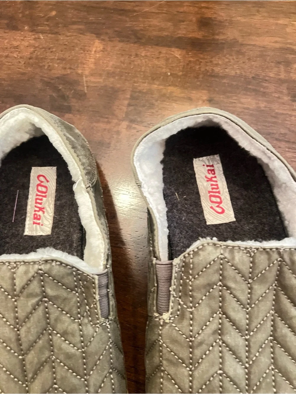 OluKai quilted upper